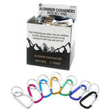 Aluminum carabiners with key ring