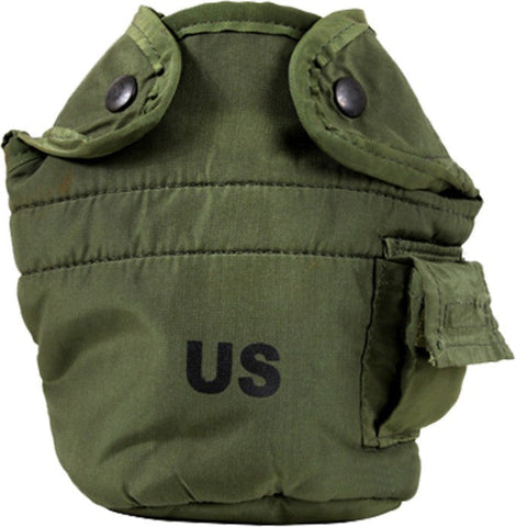 Green military pouch with 'US' logo on a white background