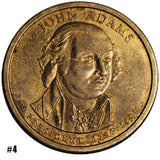 2007-D & P President 1797-1801 John Adams $1 Coin (7911)