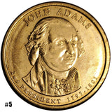 2007-D & P President 1797-1801 John Adams $1 Coin (7911)