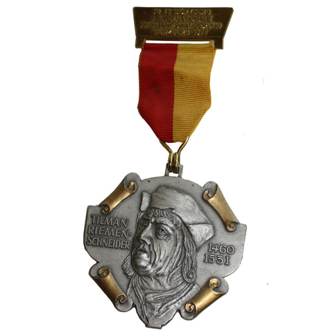 SALE Vintage 1977 German Frühjahrswanderung Würzburg Hiking Medal Pin