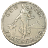 1908-S U.S. One Peso Filipinas -Silver (7861)