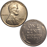 1943 Steel War Wheat Penny (165LOR)