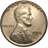 1943 Steel War Wheat Penny (165LOR)