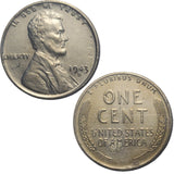 1943-D Steel War Wheat Penny (140LOR)