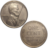 1943-S Steel War Wheat Penny w/Error (149LOR)