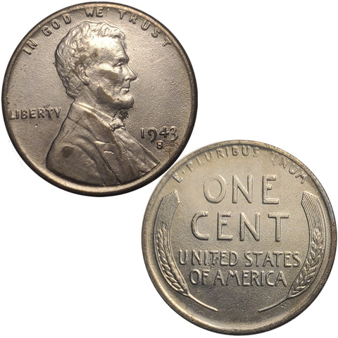 1943-S Steel War Wheat Penny (163LOR)