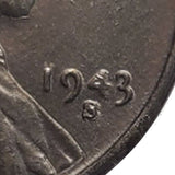 1943-S Steel War Wheat Penny w/Error (167LOR)