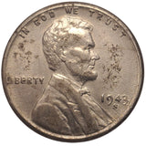 1943-S Steel War Wheat Penny w/Error (168LOR)