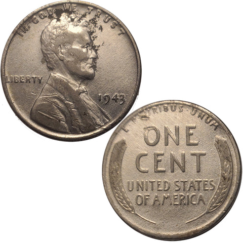 1943 Steel War Wheat Penny (169LOR)