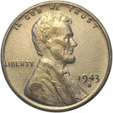 1943-S Steel War Wheat Penny w/Errors (175LOR)