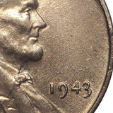 1943 Steel War Wheat Penny (162LOR)