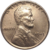 1943 Steel War Wheat Penny (162LOR)