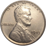 1943 Steel War Wheat Penny (164LOR)
