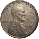 1943 Steel War Wheat Penny (173LOR)