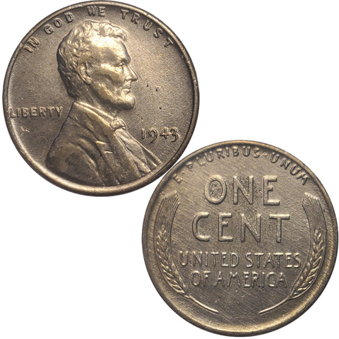 1943 Steel War Wheat Penny (159LOR)