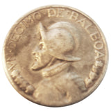 1947 VN Decimo De Balboa ⅒ Coin - Silver (7865)