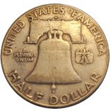 1949-S D-Franklin Half Dollar (7842)