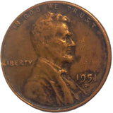 1951-D Copper Wheat Penny (138LOR)