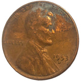 1953-D Copper Wheat Penny (136LOR)