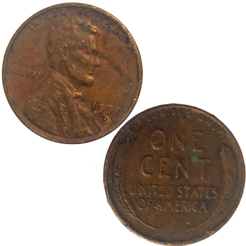 1953-D Copper Wheat Penny (135LOR)