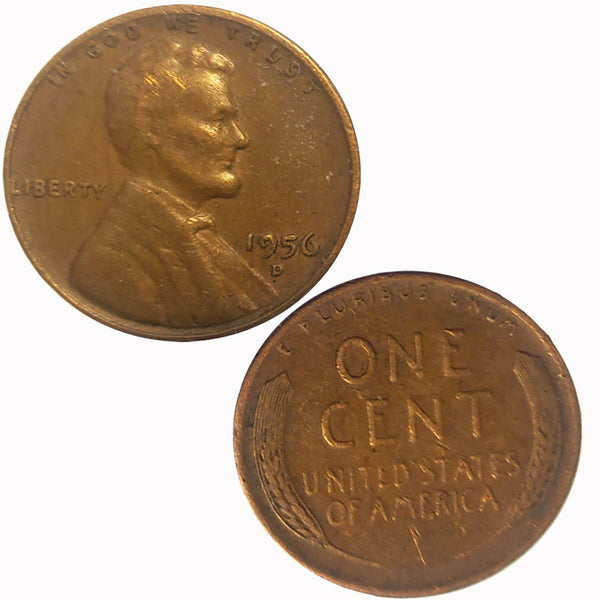 1956-D Copper Wheat Penny (134LOR) – Hahn's World of Surplus