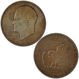 1971 P Eisenhower Dollar Coin (Toned) (8081)