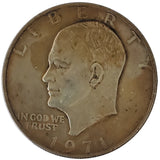 1971 P Eisenhower Dollar Coin (Toned) (8081)