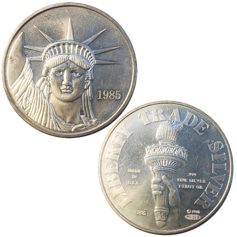 1985 Liberty Trade Silver Coin (7868)