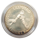 1988 U.S. Olympic Proof Silver Dollar Coin (7615)