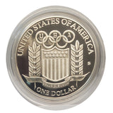 1992 U.S. Olympic Proof Silver Dollar Coin (7617)