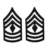 Black Metal Rank - USMC Chevrons