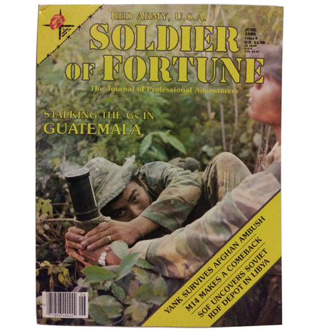 Vintage Soldier of Fortune Mag 1986 - Red Army U.S.A.