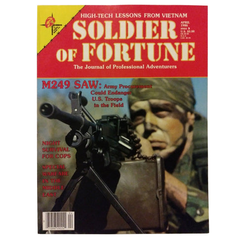 Vintage Soldier of Fortune Mag 1986 - High-Tech Lessons - Vietnam