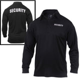 Shirt - Moisture Wicking Security Polo Long Sleeve