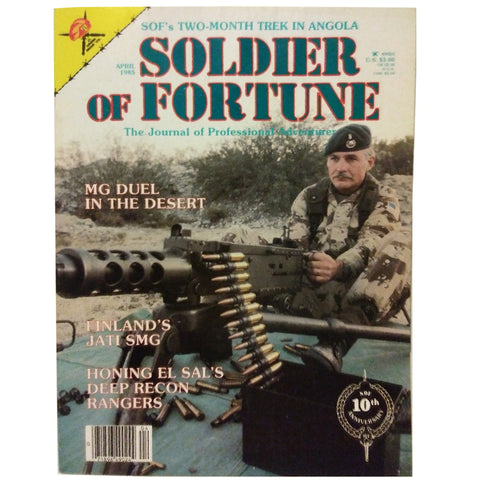 Vintage Soldier of Fortune Mag 1985 - MG Duel in the Desert