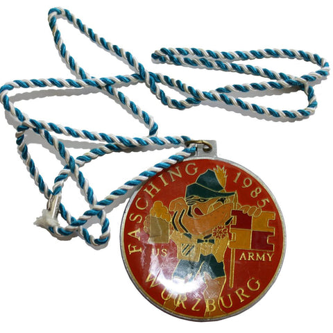SALE Vintage Rimparer-Karneval-Society - US Army Medal 1985