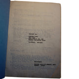 SALE Original Unproduced Script "Honcho!" by Lodge & Cass