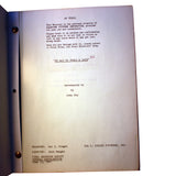 SALE 1967 Original Shooting Script "No Way To Treat a Lady"