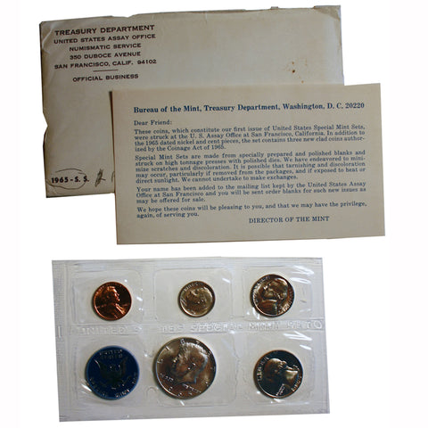 1965 U.S. Proof Coin Set