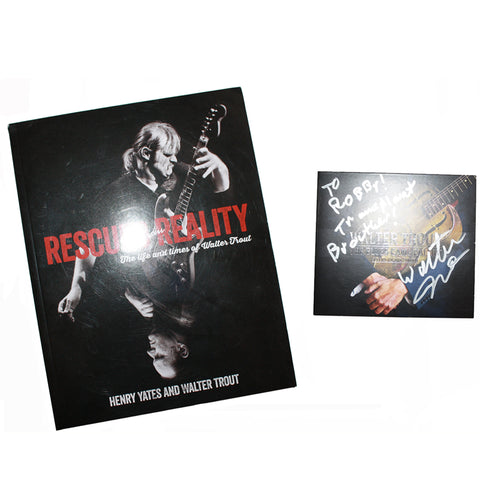 SALE Signed Walter Trout "Blues Came Callin" and Rescued F/Reality