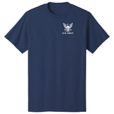 US Navy Logo Left Chest T-Shirt