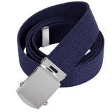 Belt- 54" Fully Adjustable Web w/Black/Gold/Chrome Buckle