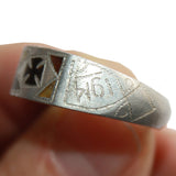 Vintage WWI 1914-1918 Iron Cross Ring Trench Art