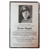 WWII German Death Card - Martin Wagner