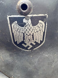 Rare Vintage WWII German M42 Single Decal Heer Helmet