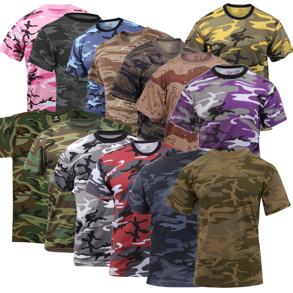 Colored Camo T-Shirt – Hahn's World of Surplus & Survival