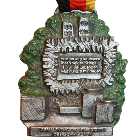 Vintage 1977 German 5. Wandertag Oberschwarzach Hiking Medal