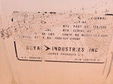 Royal Industries F-4 Aircraft Fuel (Belly) Tank (NSN 1560-00-170-6666)