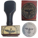 Vintage German SS & Nazi Rubber Stamps (7625)